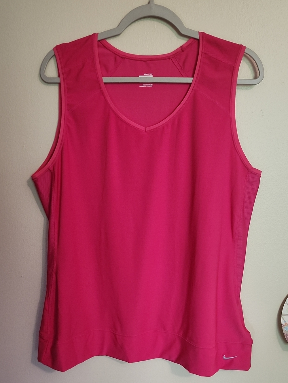 Nike Fit Dry Hot Pink Women's Tank Top SIZE XL